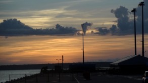 ダーウィン 港の夕日